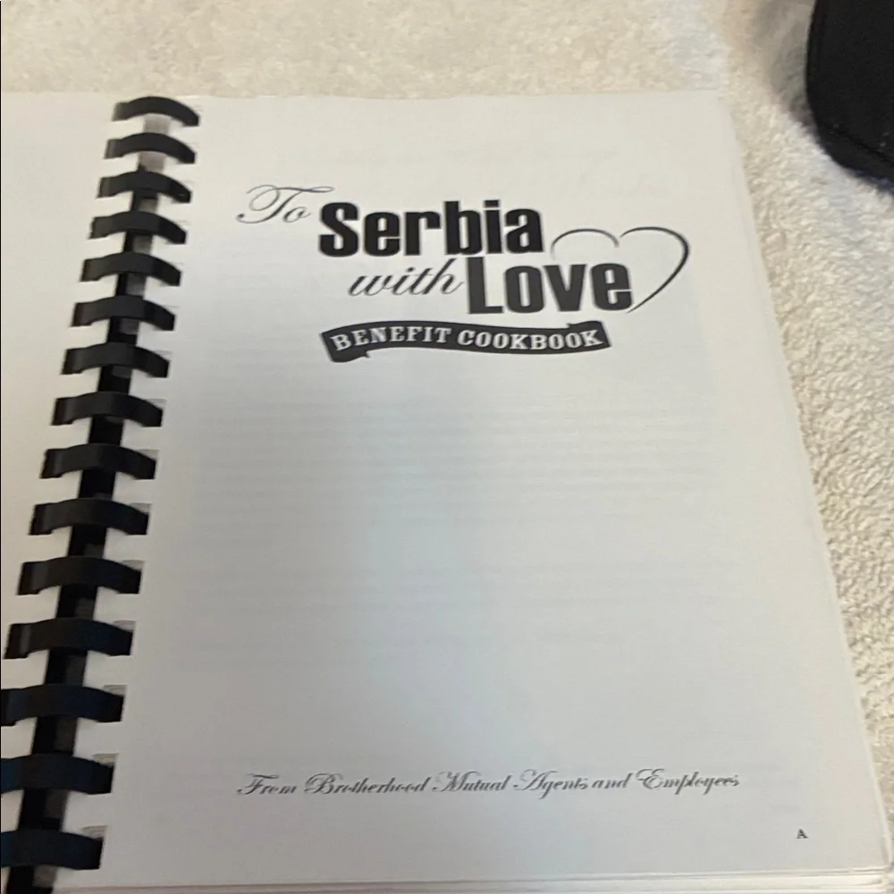 Vintage To Serbia With Love Benefit Cookbook Brotherhood Works 2007 - Picture 3 of 10